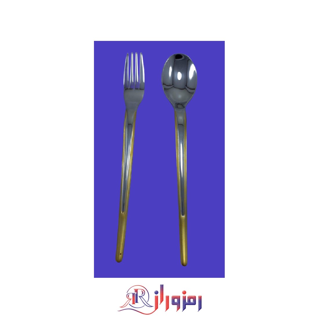 سرویس قاشق و چنگال 24 نفره 120 پارچه یونیک دور طلایی ، خرید سرویس قاشق و چنگال 24 نفره 120 پارچه یونیک دور طلایی
